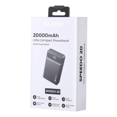 PD Enabled  Fast Charging 20000mah Power bank