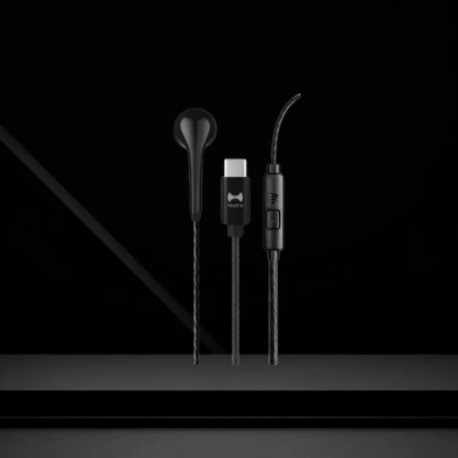 Hezire Wired Mono Headset Type - C